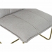 Poltrona DKD Home Decor Bege Dourado Metal Poliéster (66 x 71 x 77 cm)