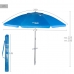 Parasol przeciwsłoneczny Aktive Sinine Polüester Alumiinium 220 x 225 x 220 cm (6 Ühikut)