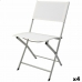 Cadeira de Campismo Acolchoada Aktive Branco 46 x 81 x 55 cm (4 Unidades)