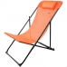 Chaise longue inclinable Aktive Orange 53 x 87 x 78 cm (4 Unités)