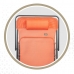 Chaise longue inclinable Aktive Orange 53 x 87 x 78 cm (4 Unités)