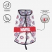 Dog raincoat The Avengers Transparent Red M