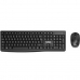 Teclado e Rato Nilox NXKMWE012 Preto Qwerty espanhol