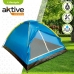 Tenda da Campeggio Aktive 4 persone 210 x 130 x 240 cm (4 Unità)