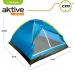 Tenda da Campeggio Aktive 4 persone 210 x 130 x 240 cm (4 Unità)