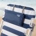 Cadeira de Praia Aktive Azul Branco 50 x 76 x 45 cm (2 Unidades)