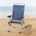 Cadeira de Praia Aktive Azul Marinho 47 x 108 x 59 cm (2 Unidades)