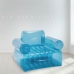 Φουσκωτή Καρέκλα για την Πισίνα Intex Μπλε Διαφανές 109 x 79 x 107 cm (4 Μονάδες)