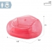 Fauteuil de piscine gonflable Intex Beanless Transparent Rose 137 x 74 x 127 cm (4 Unités)