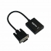 VGA uz HDMI Adapteris ar Audio approx! APPC25 3,5 mm Micro USB 20 cm 720p/1080i/1080p Melns