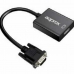 VGA uz HDMI Adapteris ar Audio approx! APPC25 3,5 mm Micro USB 20 cm 720p/1080i/1080p Melns