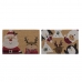 Deurmat DKD Home Decor Kerstmis PVC Kokosvezel (60 x 40 x 1,5 cm) (2 Stuks)