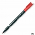 Permanente markeerstift Staedtler Lumocolor 317-2 M Rood (10 Stuks)