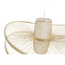 Stropna svjetiljka DKD Home Decor Bijela Smeđa Bambus 50 W 70 x 70 x 32 cm