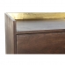 Komoda DKD Home Decor Černý Zlatá Kov Tmavě hnědá mangové dřevo Moderní/jazz (70 x 45 x 92 cm)