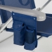 Paplūdimio kėdė Aktive Slim Sulankstomas Tamsiai mėlyna 47 x 87 x 58 cm (2 vnt.)