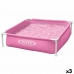 Zwembad Verwijderbaar Intex 342 L 122 x 30 x 122 cm Roze (3 Stuks)