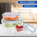 Set de Recipientes de Cocina Herméticos Apilables Max Home 6 Unidades 23 x 7,5 x 17,5 cm