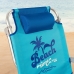 Silla de Playa Aktive Plegable Azul 53 x 80 x 58 cm (2 Unidades)