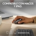 Hiir Logitech MX Master 3S for Mac 8000 dpi Must Must/Hõbedane