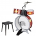 Bateria Musical Bontempi Vermelho Plástico 50 x 68 x 50 cm (7 Peças) (2 Unidades)