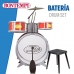 Bateria Musical Bontempi Vermelho Plástico 50 x 68 x 50 cm (7 Peças) (2 Unidades)