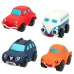 Set auto's Motor Town 4 Onderdelen 7,5 x 4,5 x 5 cm (6 Stuks)