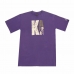 Heren Voetbal T-shirt met Korte Mouwen Kappa Sportswear Logo Paars