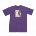 Tricou de Fotbal cu Mânecă Scurtă Bărbat Kappa Sportswear Logo Mov
