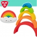 Ügyességi játék kisgyerekeknek PlayGo Szivárván 6 Darabok 21,5 x 16 x 8,5 cm (6 egység)