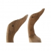 Figura Decorativa Home ESPRIT Blanco Rojo Natural Pato 14 x 28 x 43 cm (2 Unidades)