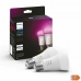 Bombilla Inteligente Philips Pack de 2 E27 Blanco F 9 W E27 806 lm (6500 K)