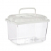 Vissenkom Met handvat Medium Wit Plastic 3 L 17 x 16 x 24 cm (12 Stuks)