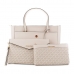 Дамска Чанта Michael Kors 35T1G5MT7T-VANILLA Бял 40 x 27 x 14 cm