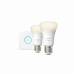 Bombilla LED Philips 8719514289116 Blanco F 2100 W 9,5 W E27 (2700 K) (2 Unidades)