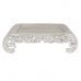 Mesa de apoio DKD Home Decor Branco Madeira de mangueira 89 x 63,5 x 25,4 cm