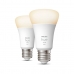 Bombilla Inteligente Philips 8719514319028 Blanco F 60 W 9 W E27 800 lm (2700 K) (2 Unidades)