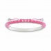 Armbånd for Kvinner Thomas Sabo LBA0049-173-9 16 - 19 cm Sølv Rosa 21 cm