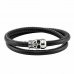 Unisex Käevõru Thomas Sabo UB0010-825-11 Hõbedane Must 15 cm