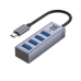 USB Hub Maillon Technologique MTHUB4 HDMI USB-C USB 3.0 USB 3.2 USB A 3.2 Gen 1 (3.1 Gen 1) x 4