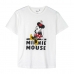 T-shirt à manches courtes femme Minnie Mouse Blanc