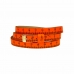 Brățară Damă il mezzometro FLUO - LEATHER BRACELET