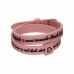 Armbånd for Kvinner il mezzometro I LOVE YOU SILVER - BRACCIALE IN SILICONE/SILICONE BRACELET