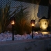Set solarnih vrtnih svetilk Lumi Garden Maity Sun Mini Črna Plastika 70 cm (2 kosov)