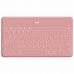 Keyboard Logitech Keys-To-Go Pink Spanish Qwerty