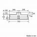 Įprastas gaubtas Neff DBM60A 206W 618 m3/h Sidabras (53 cm)