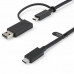 Kabel USB C Startech USBCCADP             Svart