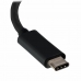 Adaptador USB C para VGA Startech CDP2VGA              Preto