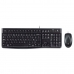 Klávesnice Logitech LGT-MK120-US Černý Holandsky QWERTY