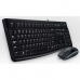 Klávesnice Logitech LGT-MK120-US Černý Holandsky QWERTY